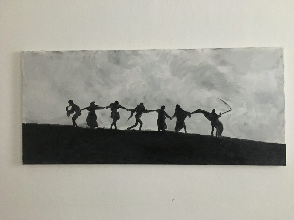 Oil on canvas, Processional End